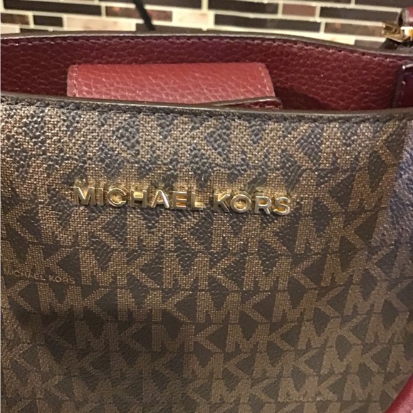 MICHAEL KORS Handbag Color Bordeaux PVC/BRD/35F9GKFS1V - Picture 6 of 14